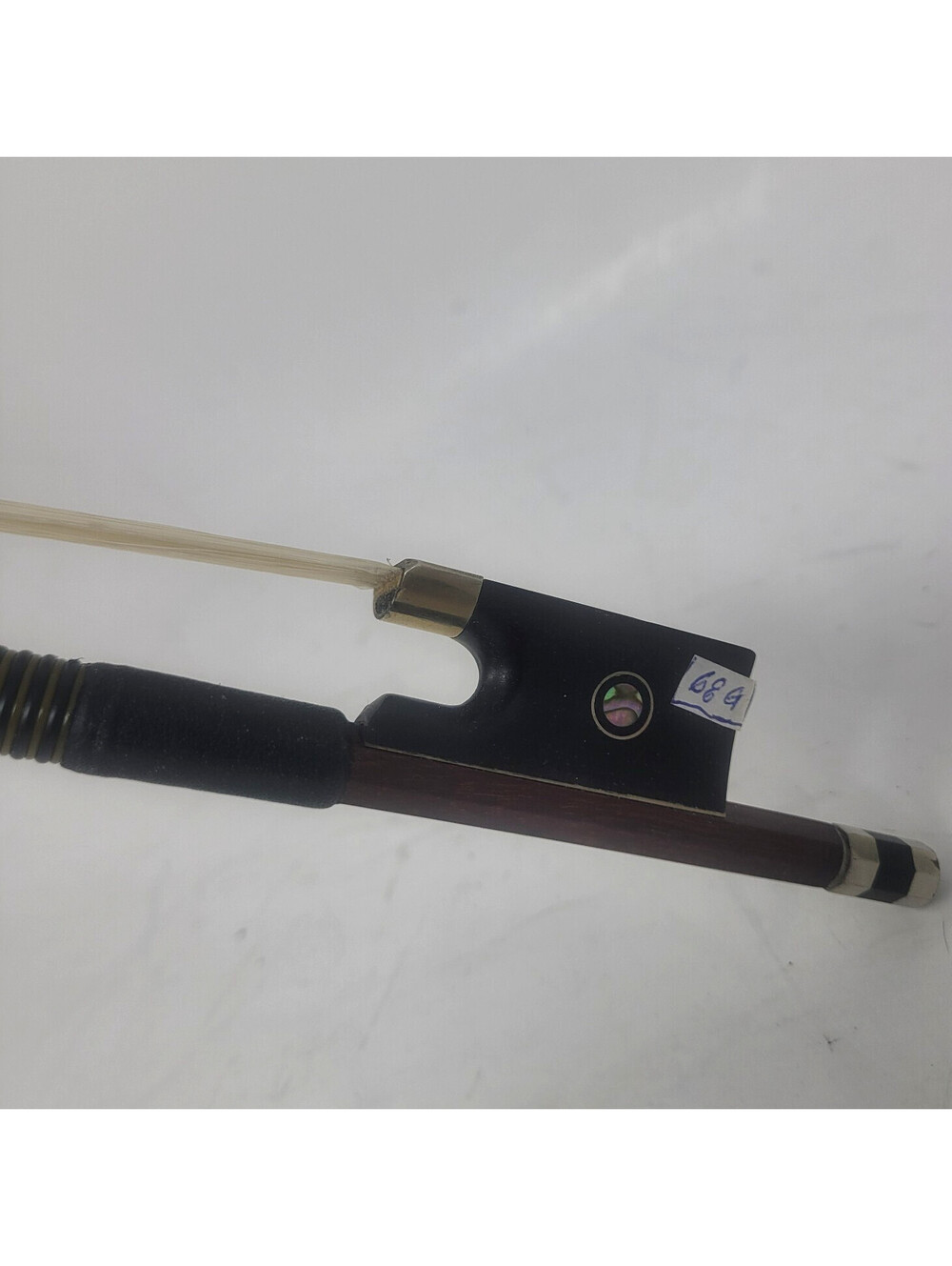 New Viola Bow 29 Inch Full Size 68g Ebony Frog Abalone Slide Parisian Eye
